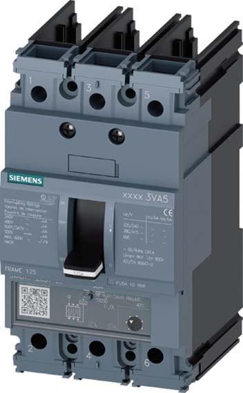 Produktbild Siemens Leistungsschalter 60A 3p opt.Motorantr 3VA5160-5EF31-0AA0