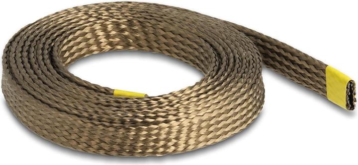 Image du produit Delock Gaine tressée en fibres de basalte 2 m x 15 mm brun (Gaines pour câbles, 200 cm)