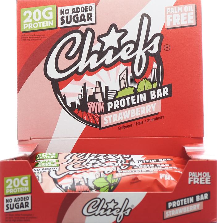 Immagine prodotto Chiefs Protein Bar (Fragola, 12 pz., 660 g)