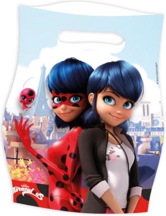 Produktbild Procos Sachets pour bonbons - Miraculous 2 visages (6pcs)