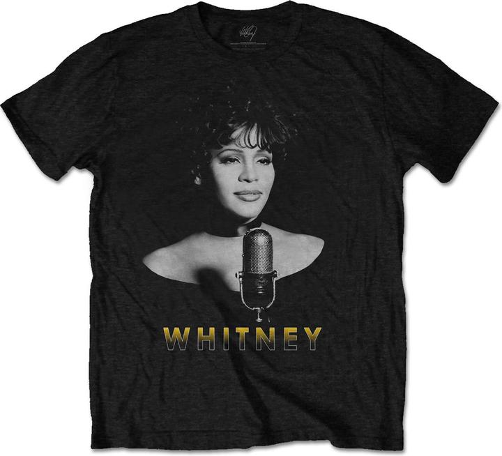 Whitney Houston Black & White Photo