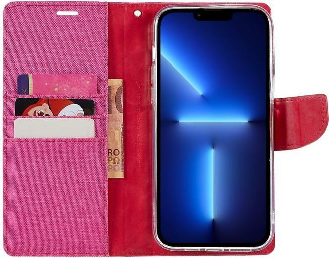 Actual product image Goospery Canvas Diary Series (Apple iPhone 14 Pro Max)