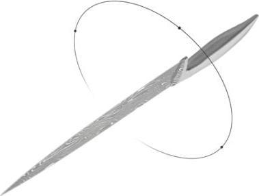 Produktbild WMF Damastmesser Kochmesser 33,5cm Grand Gourmet Damaststahl 120-lagig PC Holzbox (20 cm)