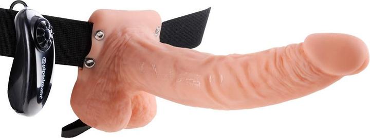 Productafbeelding Shots Vibrerende holle strap-on met ballen
