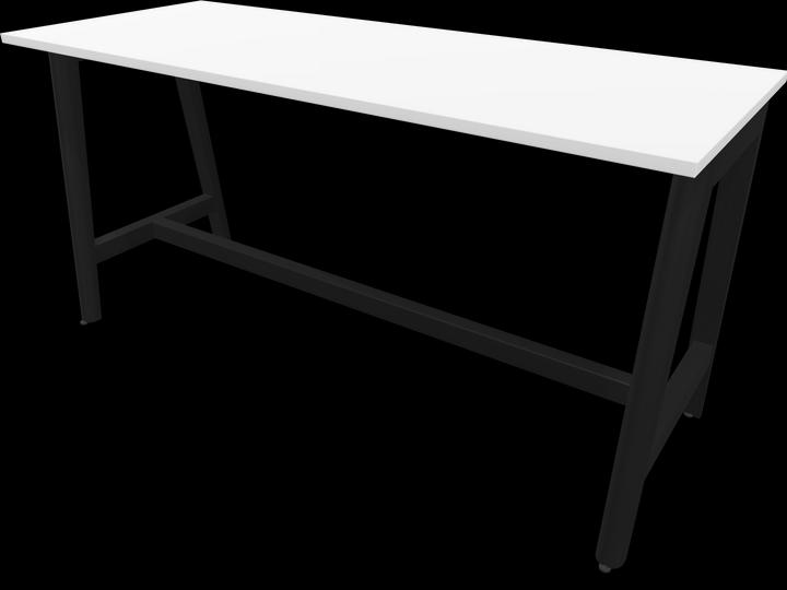 White, Ash stained black