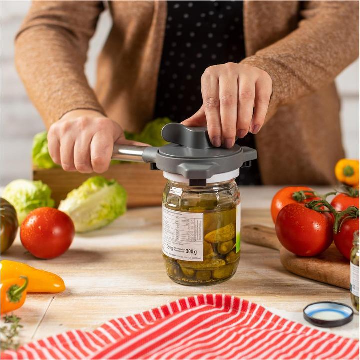 Actual product image Kuhn Rikon Deluxe Gripper lid opener grey
