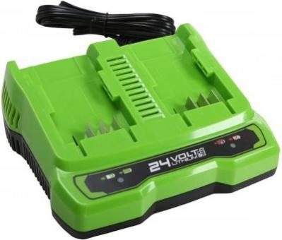 Produktbild Greenworks G24X2UC4 24V+24V Doppelsteckdosen-Ladegerät 4Ah (24 V)