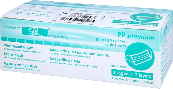 Actual product image Dr. Junghans Mouthguard green with elastic band, 50 pcs