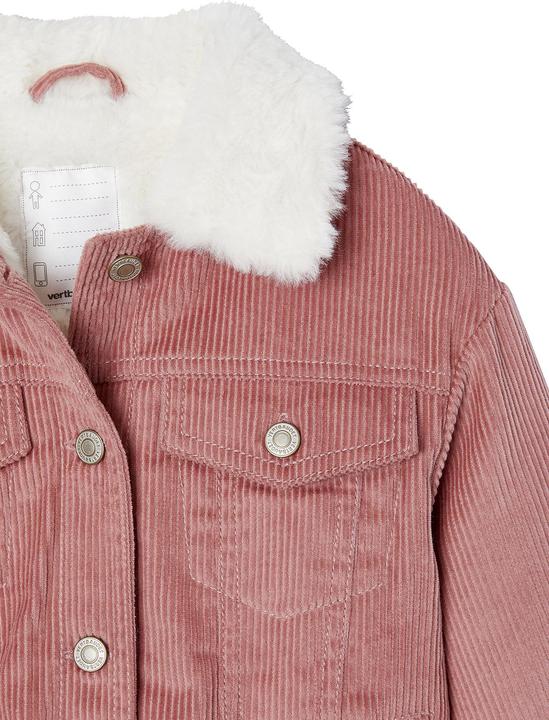 Produktbild Vertbaudet Mädchen Cordjacke mit Kuschelfutter und Recycling-Polyester (128)