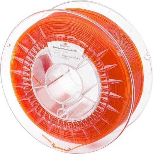 Produktbild Filament / PETG / TRANSPARENT ORANGE / 1,75 mm / 1 kg (PETG, 1.75 mm, 1000 g, Orange)