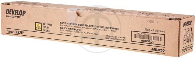 Actual product image Develop TN-221Y - 21000 pages - yellow - 1 unit(s) (Y)