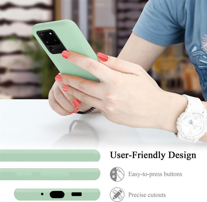 Immagine prodotto Cadorabo Copertura della cassa del silicone liquido TPU (Samsung Galaxy S20 Ultra)