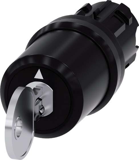 Produktbild Siemens Schlüsselschalter Frontelement, CES SSG10 (3SU1000-5BM01-0AA0)