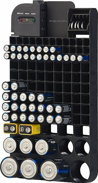 Produktbild Pearl Organizer für 110 Batterien mit Tester