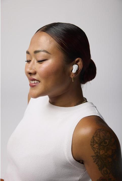 Immagine prodotto Skullcandy Dime Evo True Wireless In-Ear Bone/Orange (ANC, 36 h, Senza fili)