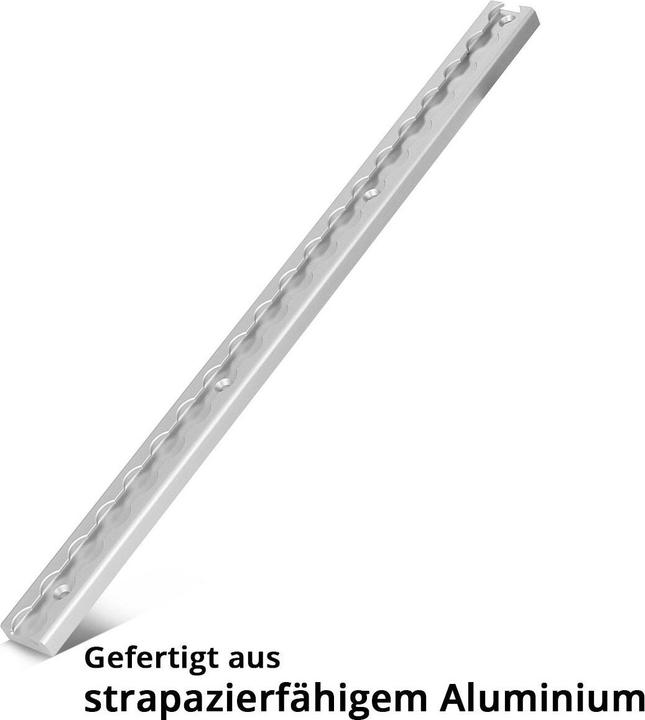 Image du produit Stahlwerk Jeu de 2 rails d'arrimage avec anneaux d'arrimage 50 cm Rails Airlin en aluminium