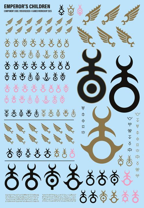 Image du produit Games Workshop Warhammer 40k - SMC Emperor's Children Lames Infaillibles (Matières plastiques)