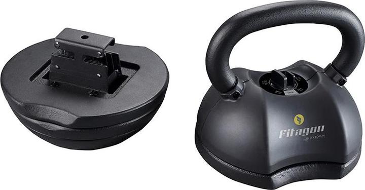 Image du produit Fitagon verstellbare Kettlebell (Schwarz, 18kg) (1 x 4.5 kg - 18.1 kg)