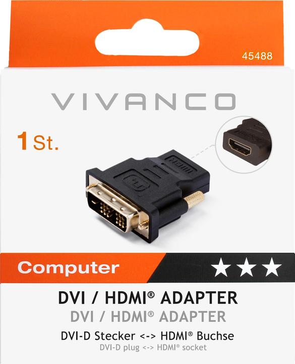 Produktbild Vivanco HDMI-DVI Adapter (HDMI)