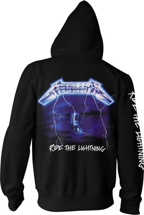 Produktbild Metallica Erwachsene Ride The Lightning Full Zip Hoodie (S)