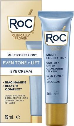 Actual product image Roc Multi Correxion Even Tone Lift Eye Cream Brightening and Dark Circle Solution Anti-Aging Eye Formula (15 ml)