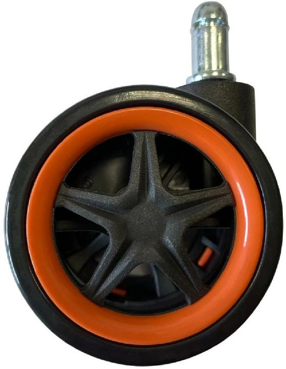 Immagine prodotto LC-Power Ruote LC-CASTERS-DRIFT Set di 5 ruote arancioni