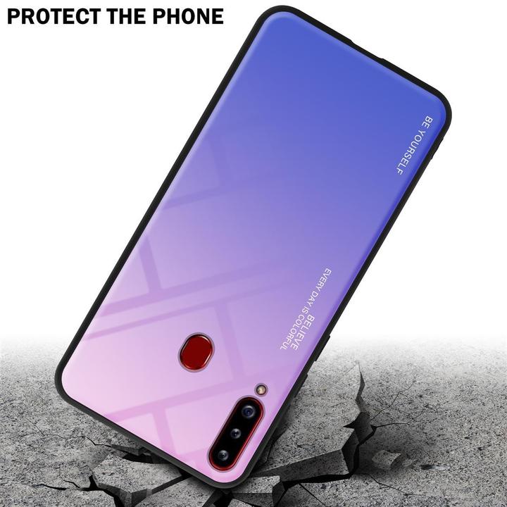 Produktbild Cadorabo TPU 2 Farben Glas Cover (Samsung Galaxy A20s)
