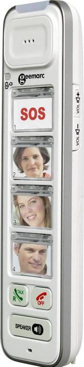 Actual product image Geemarc PhotoDECT 295 Additional handset Photo buttons White