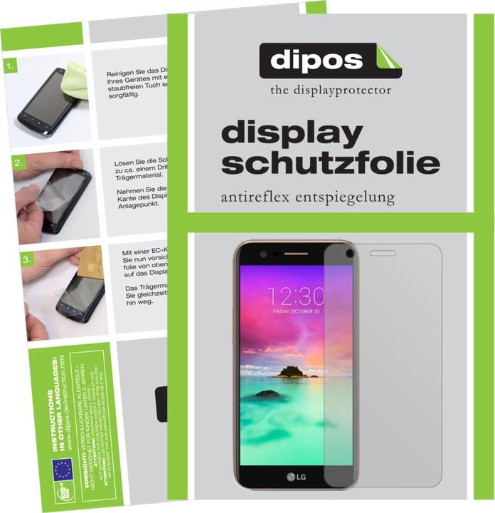 Produktbild Dipos Displayschutzfolie Antireflex (6 Stück, LG K10 (2017))