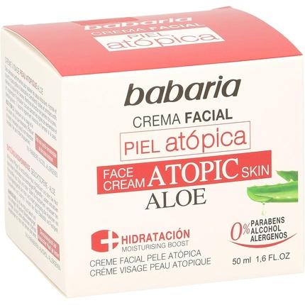 Image du produit Babaria Crème visage à l'aloe vera peau atopique 0% 50ml (50 ml, Crème de jour)