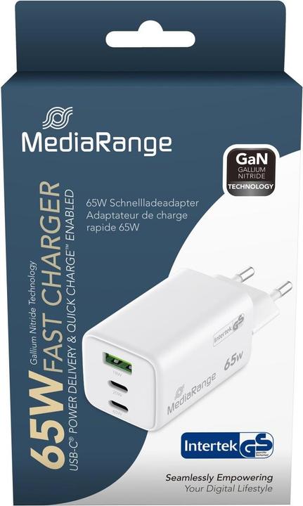 Actual product image MediaRange Steckdosenladegerät (65 W)