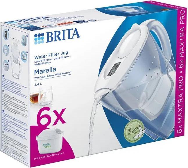 Productafbeelding Brita Marella Wit + 6 Mxpro