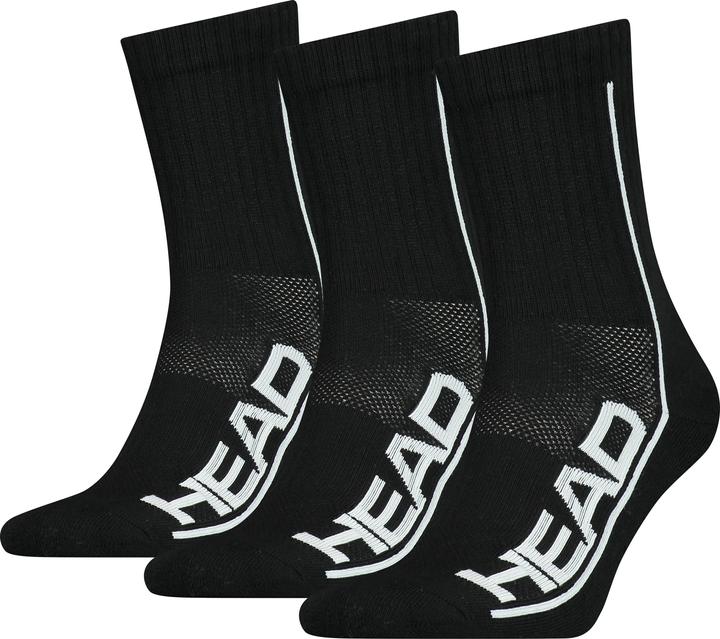 Head Socken Tennis 3 Stück performance schwarz
