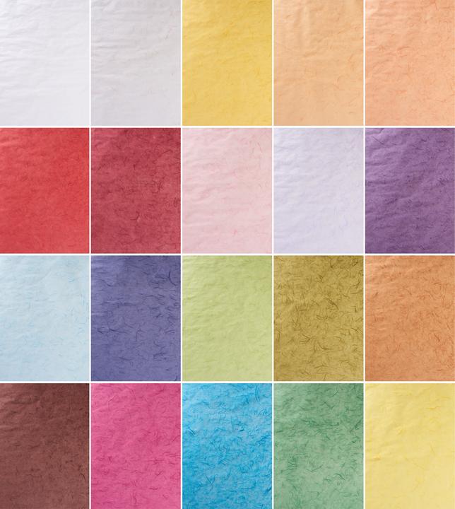 Actual product image VBS Straw silk, 50 x 70 cm, 3 sheets (25 g/m², 3 x)