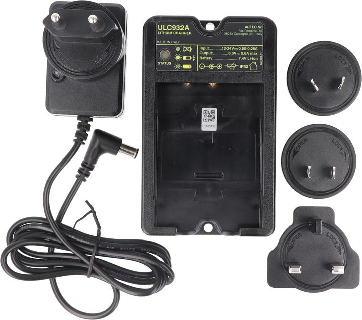 Actual product image Autec Original charger ULC932A suitable for battery LPM02 (Charger)