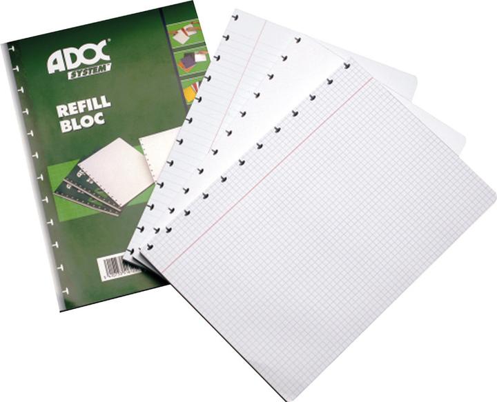 Produktbild Adoc Ersatzblätter (A5, Liniert, Kein Einband)