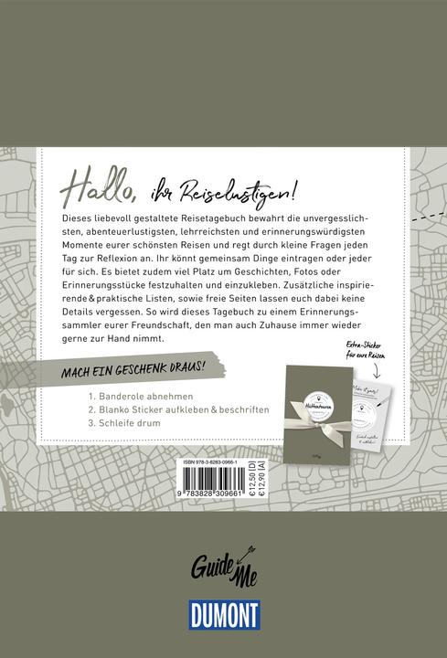 Produktbild GuideMe TravelMemories "Beste Freunde": Reisetagebuch für Freunde (Selberschreiben/Geschenk) mit (Deutsch, Debora Messerli, 2021)