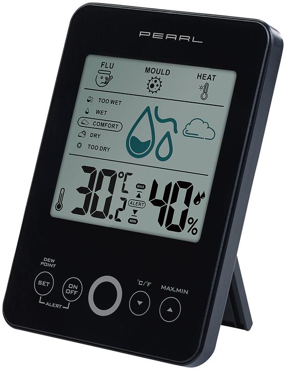Produktbild Pearl Digital-Hygro-/Thermometer mit Schimmel-Alarm