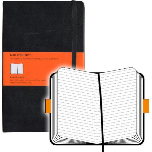 Productafbeelding Moleskine Notebook Klassiek Groot (A5, Rijen, Hardcover)