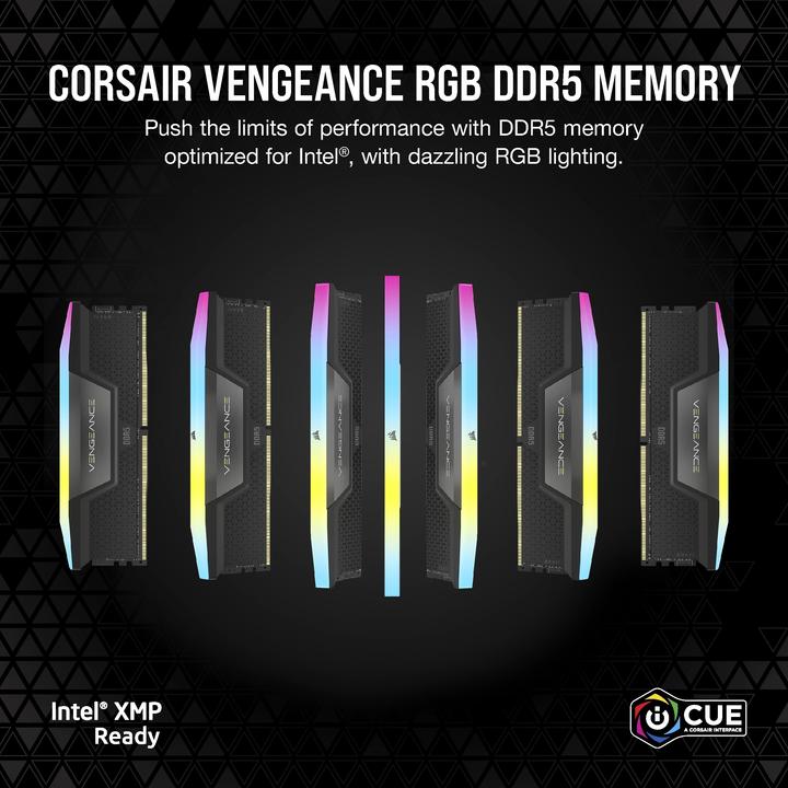 Actual product image Corsair Vengeance RGB (2 x 24GB, 6000 MHz, DDR5 RAM, DIMM)