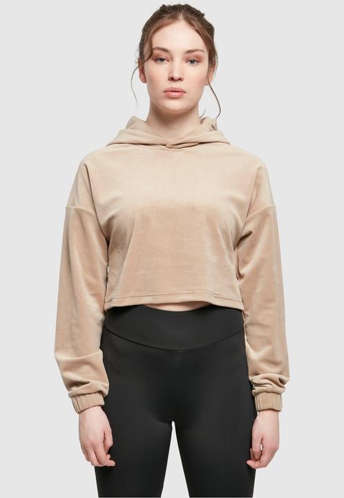 Image du produit Urban Classics Sweat à capuche croisé en velours pour femmes (3XL)
