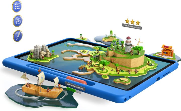 Actual product image Lenovo Tab + Kids Bumper (WLAN only, 10.10", 128 GB, Luna Grey)