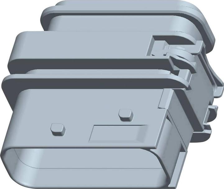 Produktbild TE Connectivity Buchsengehäuse-Platine HDSCS, MCP Polzahl Gesamt 4 1-1564534-1