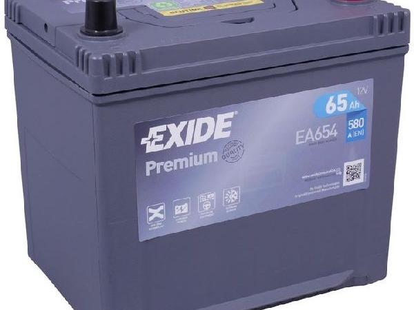 Actual product image Exide Ea654 (12 V, 65 Ah, 580 A)