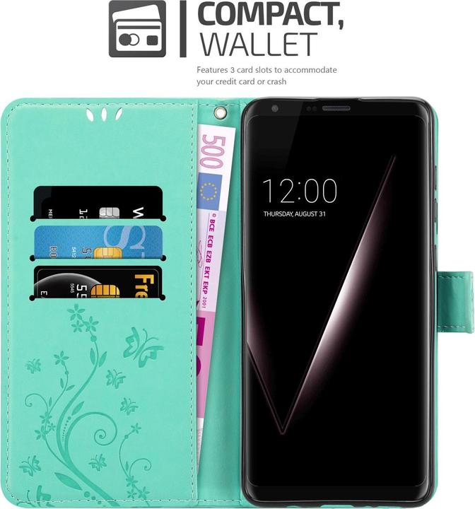 Immagine prodotto Cadorabo Custodia a libro floreale per LG V30 / V30+ / V30S / V30S+ (LG V30+, LG V30S+, LG V30)