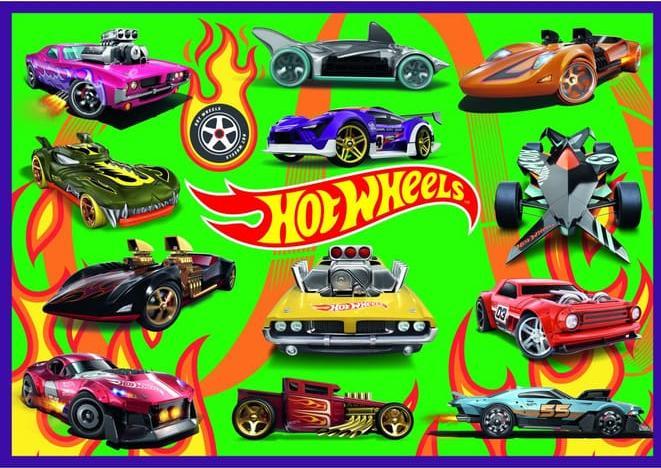Image du produit Trefl Puzzle 4 x 250 - Mattel Hot Wheels (250 pièces)