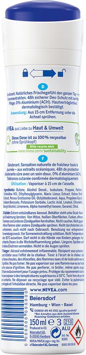 Image du produit NIVEA Fresh Natural (Spray, 150 ml)