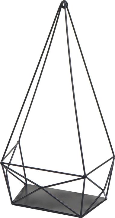 Produktbild Mendler Wandregal HWC-K79, Metall 44x23x11cm - schwarz