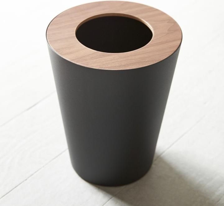 Produktbild Yamazaki - Trash Can Round - Rin - brown (1.30 l)