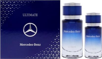 Mercedes-Benz Ultimate for Men 2 Pc Gift Set 4oz EDP Spray 0.84oz Travel Spray (Eau de Parfum, 40 ml)